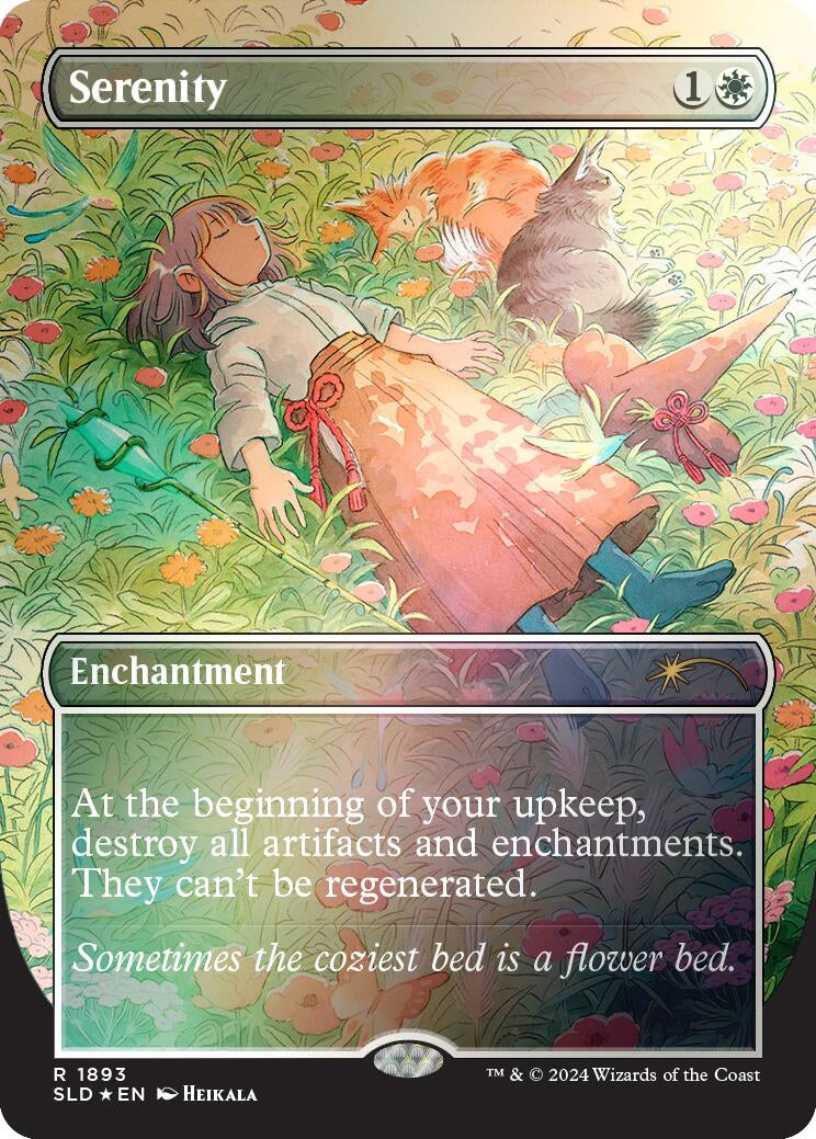 Serenity (Rainbow Foil) (1893) (SLD)