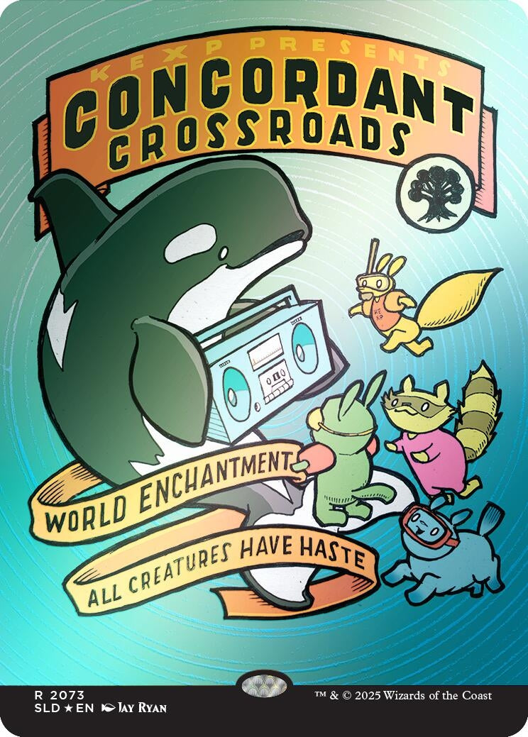 Image for Concordant Crossroads (2073) (Rainbow Foil) (2073) (SLD) - Magic: The Gathering
