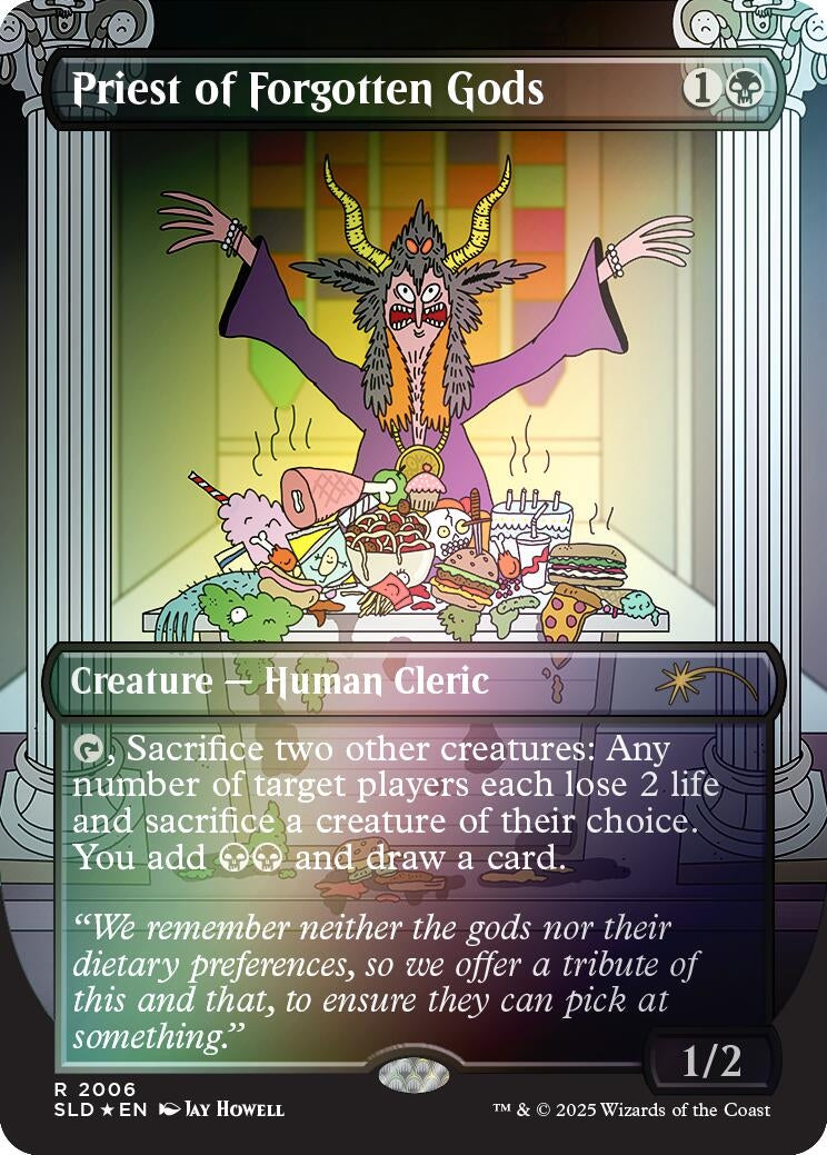 Image for Priest of Forgotten Gods (Rainbow Foil) (2006) (SLD) - Magic: The Gathering