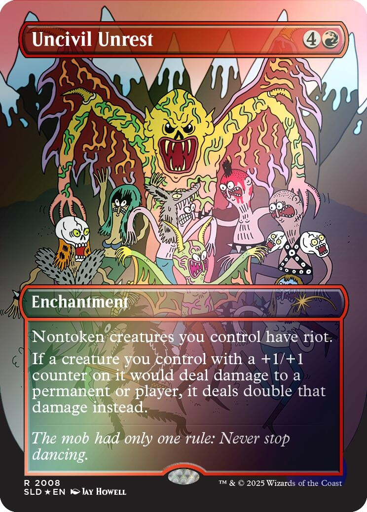 Image for Uncivil Unrest (Rainbow Foil) (2008) (SLD) - Magic: The Gathering