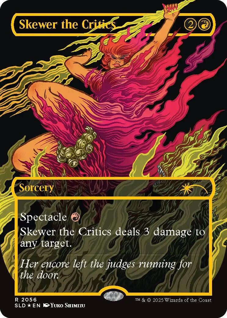 Skewer the Critics (2056) (Raised Foil) (2056) (SLD)