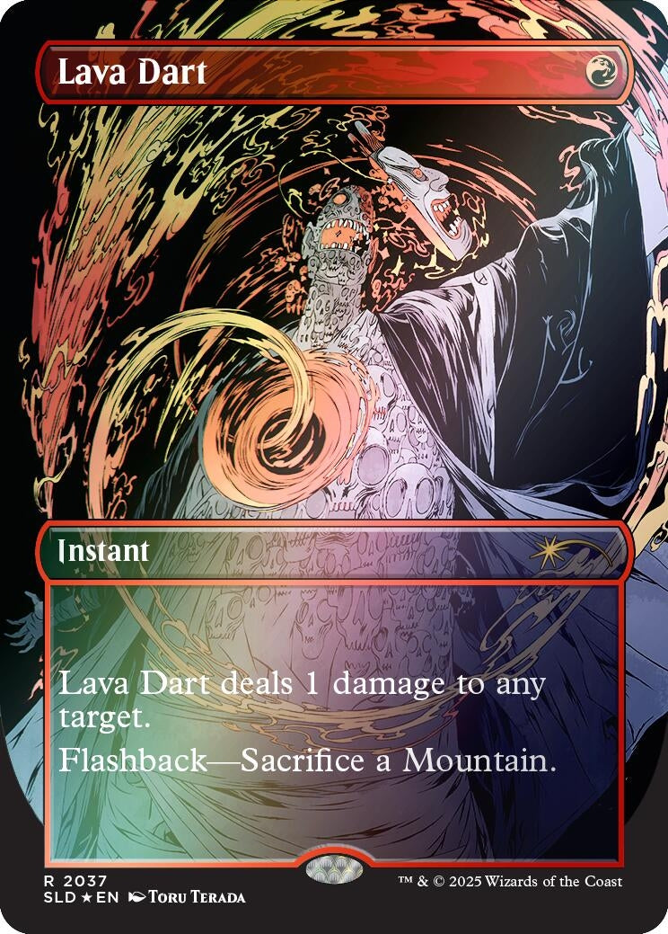 Lava Dart (Rainbow Foil) (2037) (SLD)