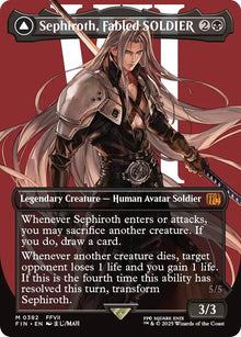 Sephiroth, Fabled SOLDIER (Borderless) (0382) (382) (FIN)