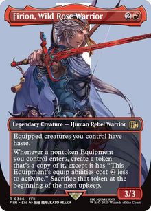 Firion, Wild Rose Warrior (Borderless) (386) (FIN)