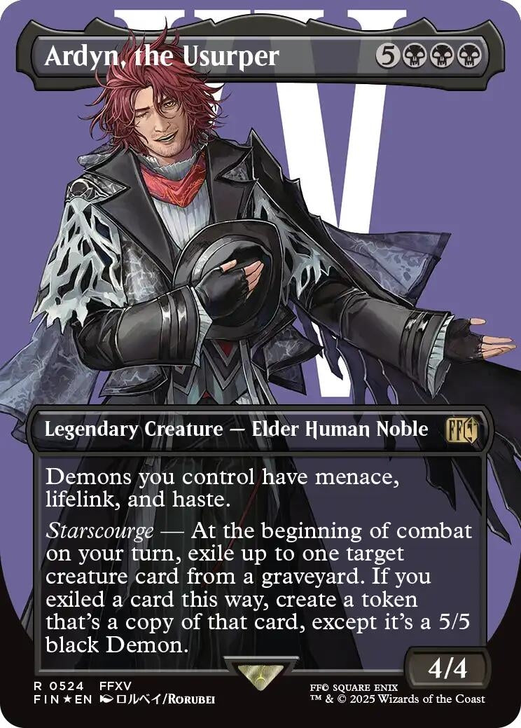 Ardyn, the Usurper (Borderless) (Surge Foil) (0524) (524) (FIN)