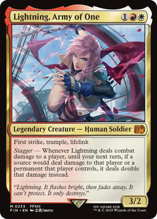 Lightning, Army of One (233) (FIN)