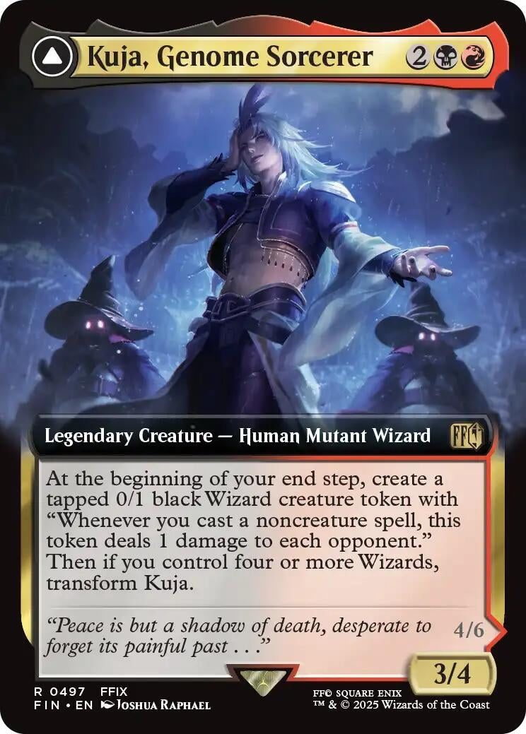 Image for Kuja, Genome Sorcerer (Extended Art) (497) (FIN) - Magic: The Gathering