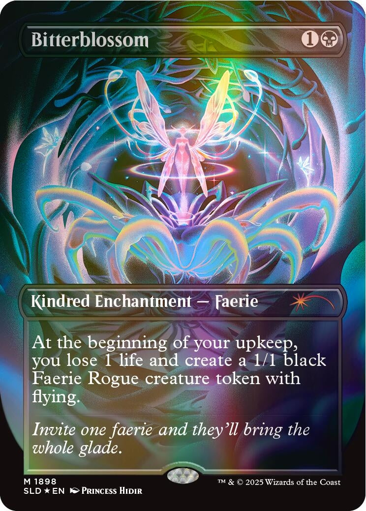 Image for Bitterblossom (Double Rainbow Foil) (1898) (SLD) - Magic: The Gathering