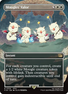 Image for Moogles' Valor (Borderless) (326) (FIN) - Magic: The Gathering