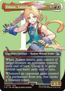 Image for Zidane, Tantalus Thief (Borderless) (405) (FIN) - Magic: The Gathering