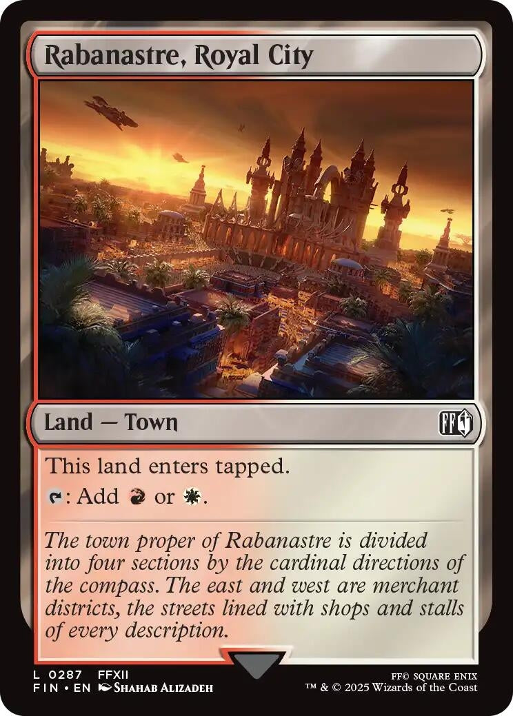 Image for Rabanastre, Royal City (287) (FIN) - Magic: The Gathering