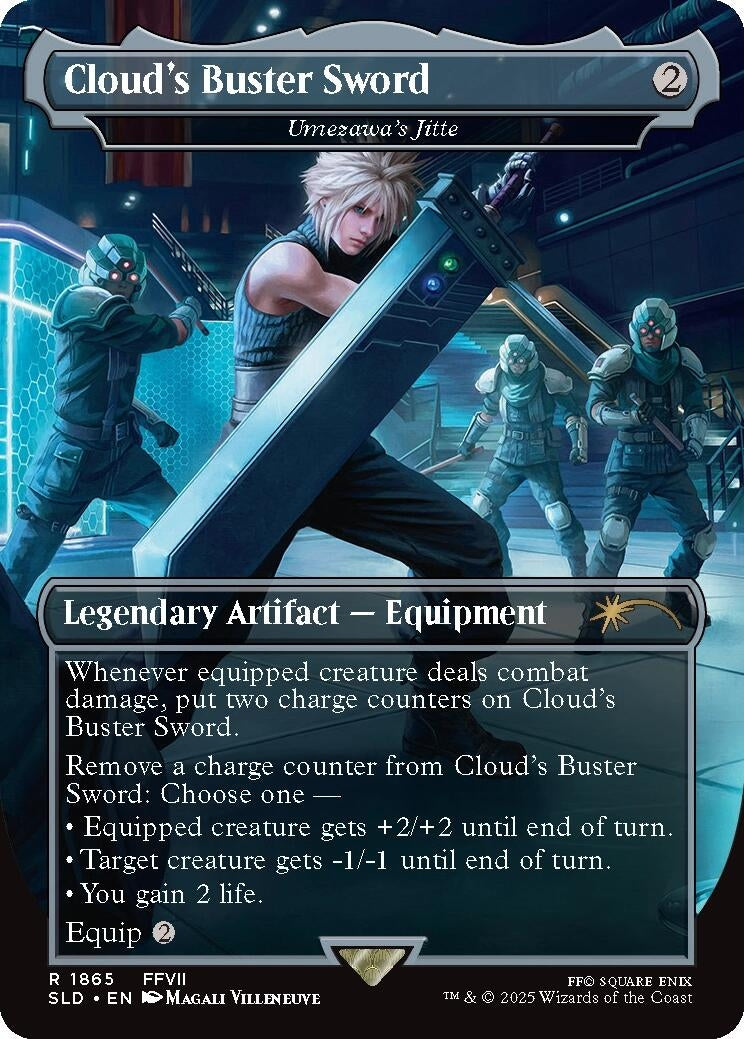 Image for Cloud's Buster Sword - Umezawa's Jitte (1865) (SLD) - Magic: The Gathering
