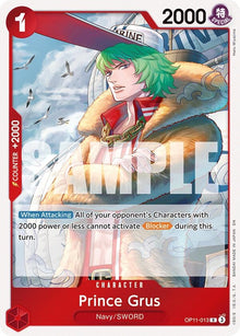 Image for Prince Grus (OP11-013) (OP11) - One Piece Card Game