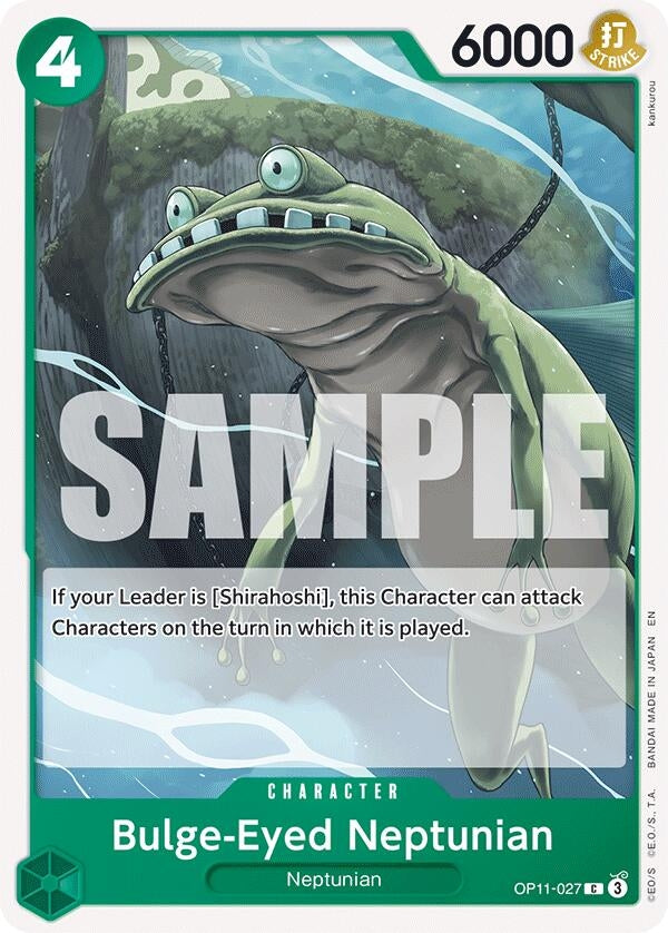 Image for Bulge-Eyed Neptunian (OP11-027) (OP11) - One Piece Card Game