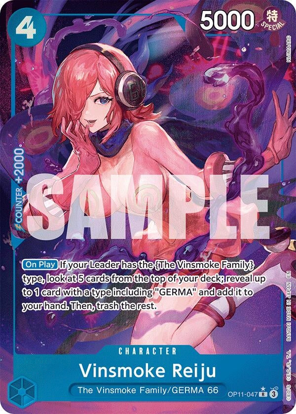 Image for Vinsmoke Reiju (Alternate Art) (OP11-047) (OP11) - One Piece Card Game