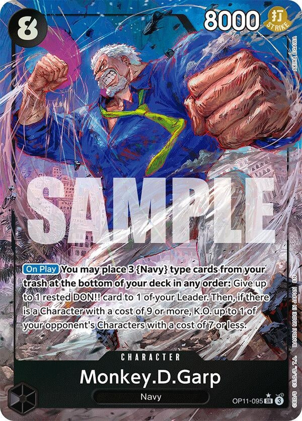 Image for Monkey.D.Garp (Alternate Art) (OP11-095) (OP11) - One Piece Card Game