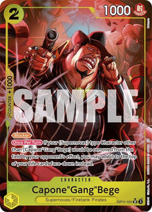 Image for Capone"Gang"Bege (101) (Alternate Art) (OP11-101) (OP11) - One Piece Card Game