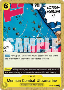 Image for Merman Combat Ultramarine (OP11-116) (OP11) - One Piece Card Game