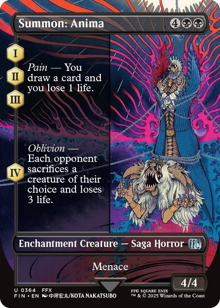 Image for Summon: Anima (Borderless) (364) (FIN) - Magic: The Gathering