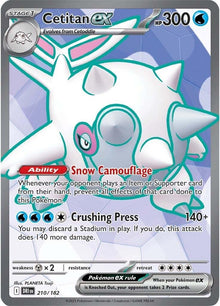 Image for Cetitan ex (210/182) (DRI) - Pokemon