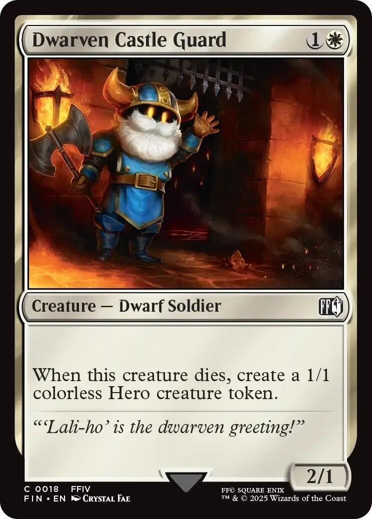 Image for Dwarven Castle Guard (18) (FIN) - Magic: The Gathering