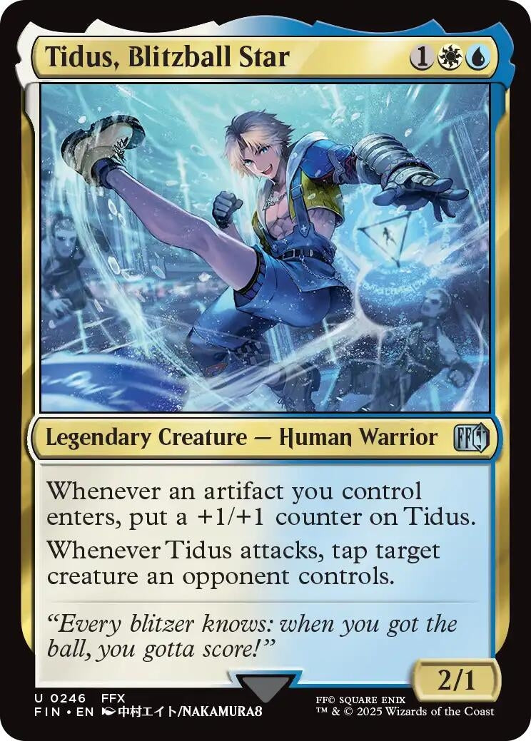 Image for Tidus, Blitzball Star (246) (FIN) - Magic: The Gathering