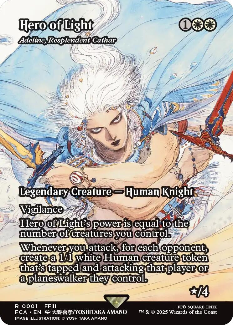 Hero of Light - Adeline, Resplendent Cathar (Showcase) (1) (FCA)