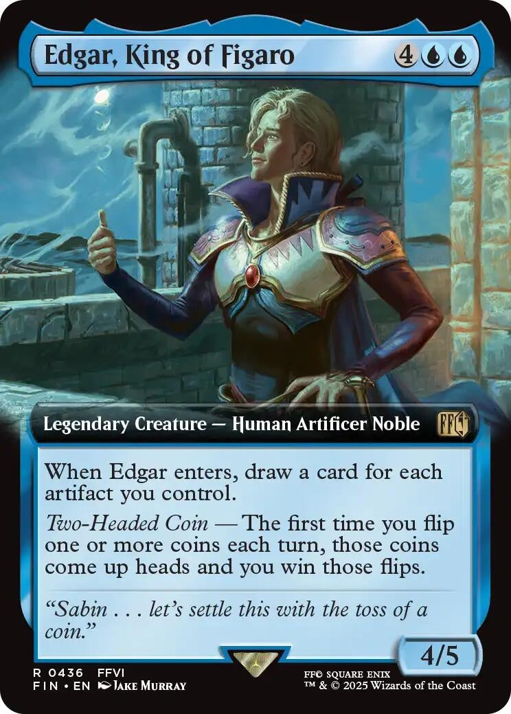 Edgar, King of Figaro (Extended Art) (436) (FIN)