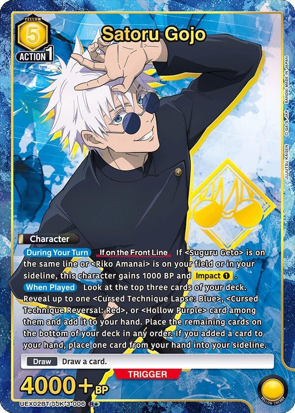 Satoru Gojo (006) (R*) (UEX02BT/JJK-3-006) (UEX02BT)