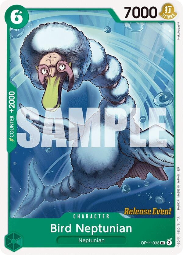 Image for Bird Neptunian (OP11-033) - One Piece Card Game