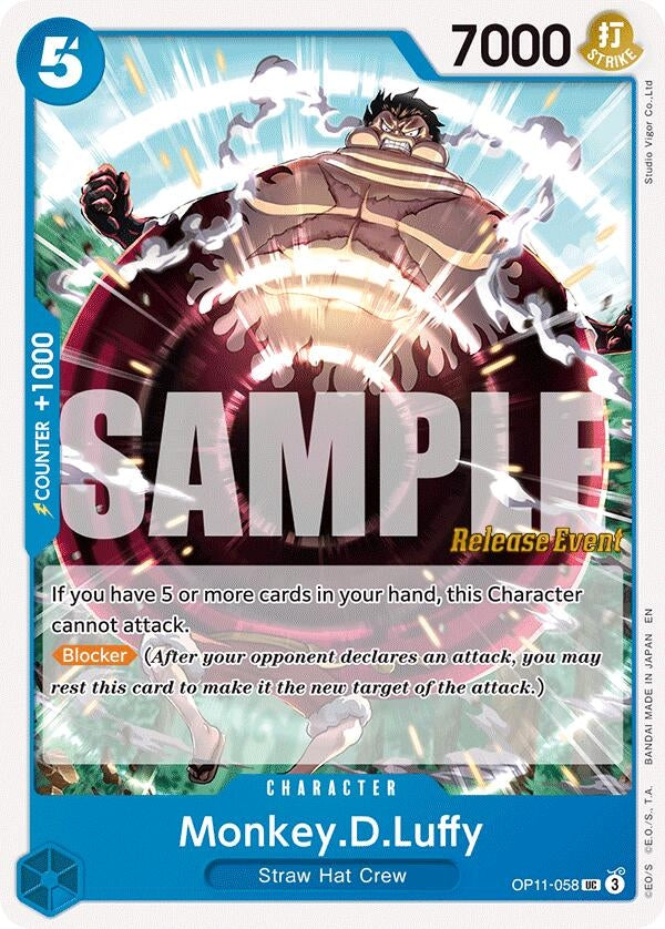Image for Monkey.D.Luffy (058) (OP11-058) - One Piece Card Game