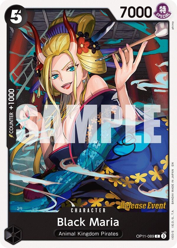 Image for Black Maria (OP11-089) - One Piece Card Game