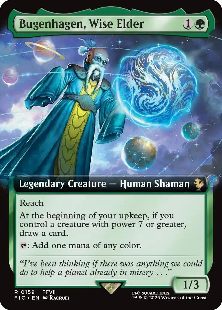 Image for Bugenhagen, Wise Elder (Extended Art) (159) (FIC) - Magic: The Gathering