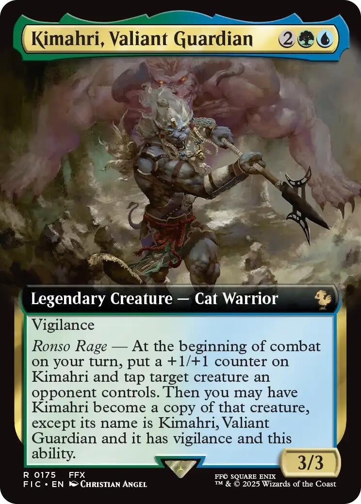 Kimahri, Valiant Guardian (Extended Art) (175) (FIC)