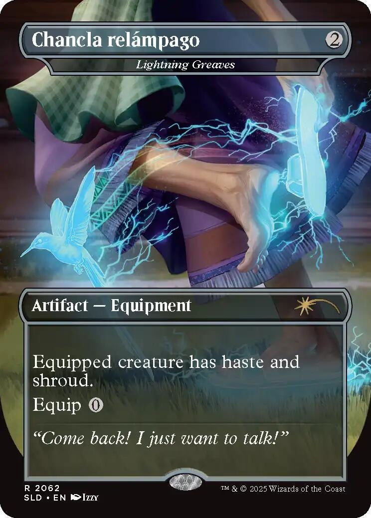 Image for Chancla relámpago - Lightning Greaves (2062) (SLD) - Magic: The Gathering