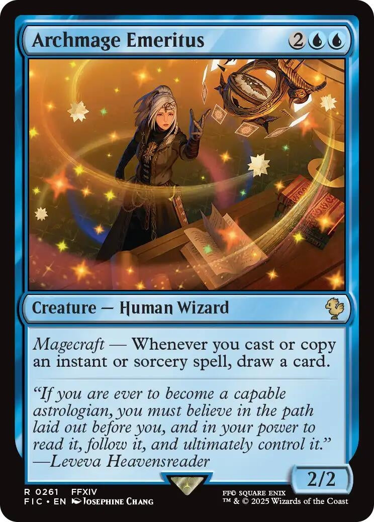 Image for Archmage Emeritus (Surge Foil) (261) (FIC) - Magic: The Gathering