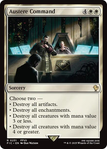 Image for Austere Command (Surge Foil) (231) (FIC) - Magic: The Gathering