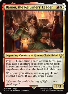 Image for Banon, the Returners' Leader (Surge Foil) (78) (FIC) - Magic: The Gathering