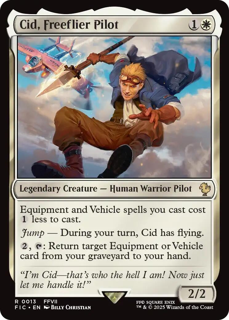 Image for Cid, Freeflier Pilot (Surge Foil) (13) (FIC) - Magic: The Gathering