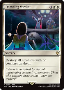 Image for Damning Verdict (Surge Foil) (239) (FIC) - Magic: The Gathering