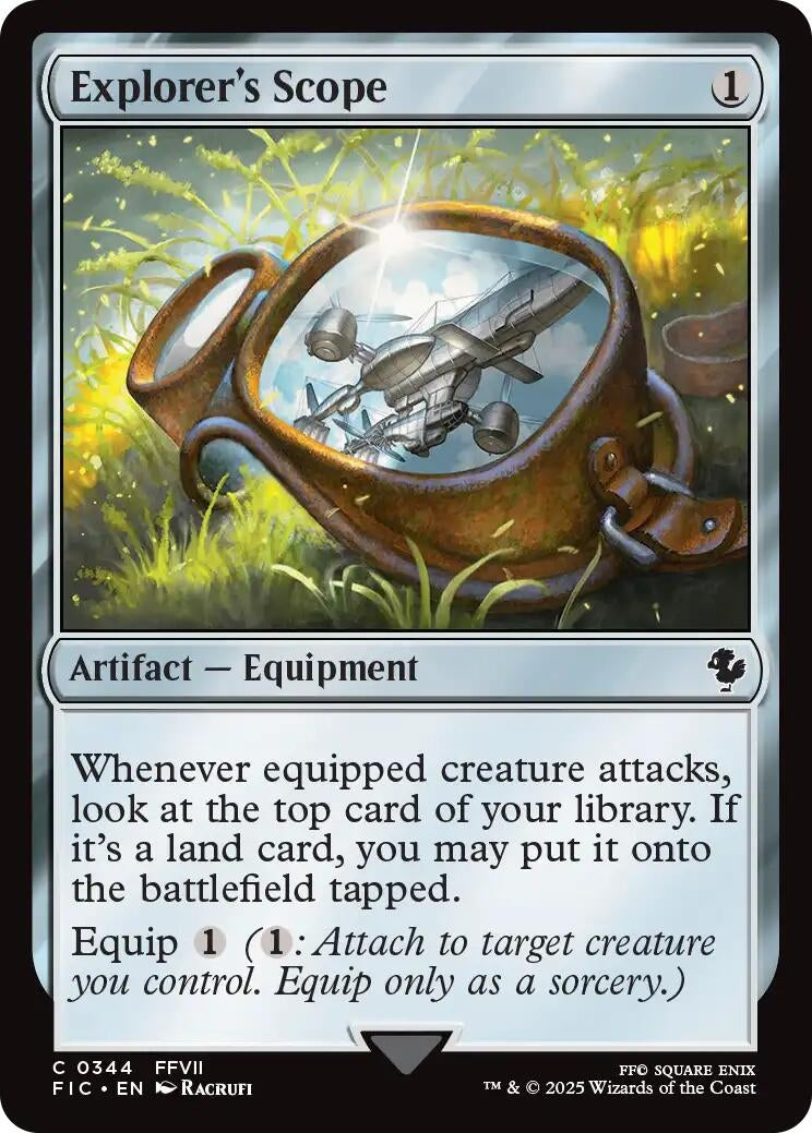 Image for Explorer's Scope (Surge Foil) (344) (FIC) - Magic: The Gathering