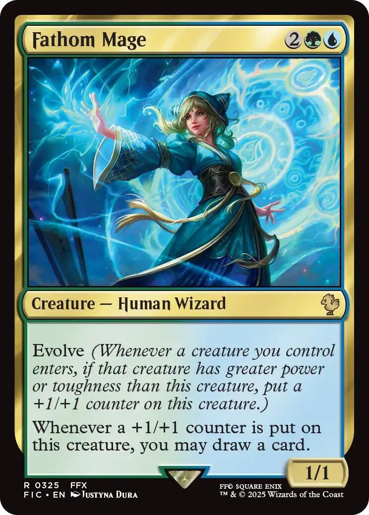 Fathom Mage (Surge Foil) (325) (FIC)