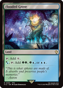 Image for Flooded Grove (Surge Foil) (393) (FIC) - Magic: The Gathering