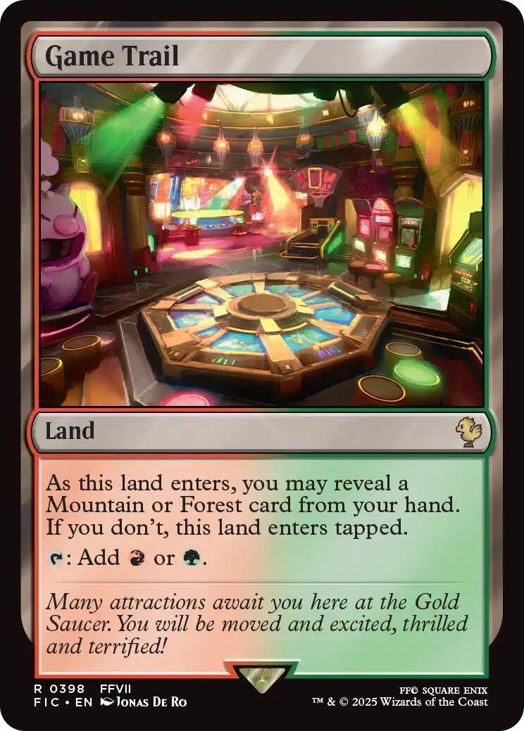 Image for Game Trail (Surge Foil) (398) (FIC) - Magic: The Gathering