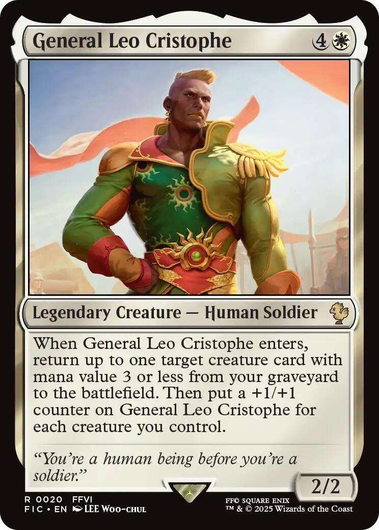 Image for General Leo Cristophe (Surge Foil) (20) (FIC) - Magic: The Gathering