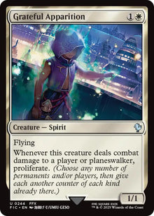 Image for Grateful Apparition (Surge Foil) (244) (FIC) - Magic: The Gathering