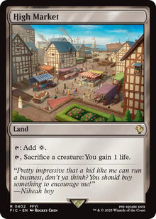 Image for High Market (Surge Foil) (402) (FIC) - Magic: The Gathering