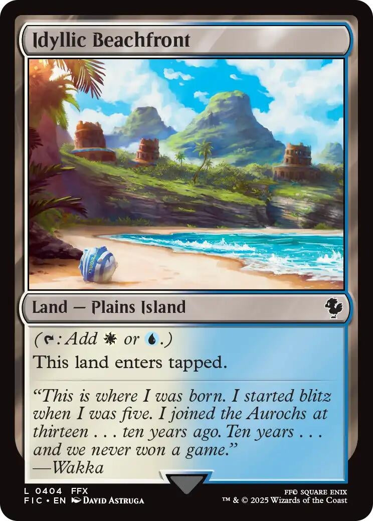 Idyllic Beachfront (Surge Foil) (404) (FIC)