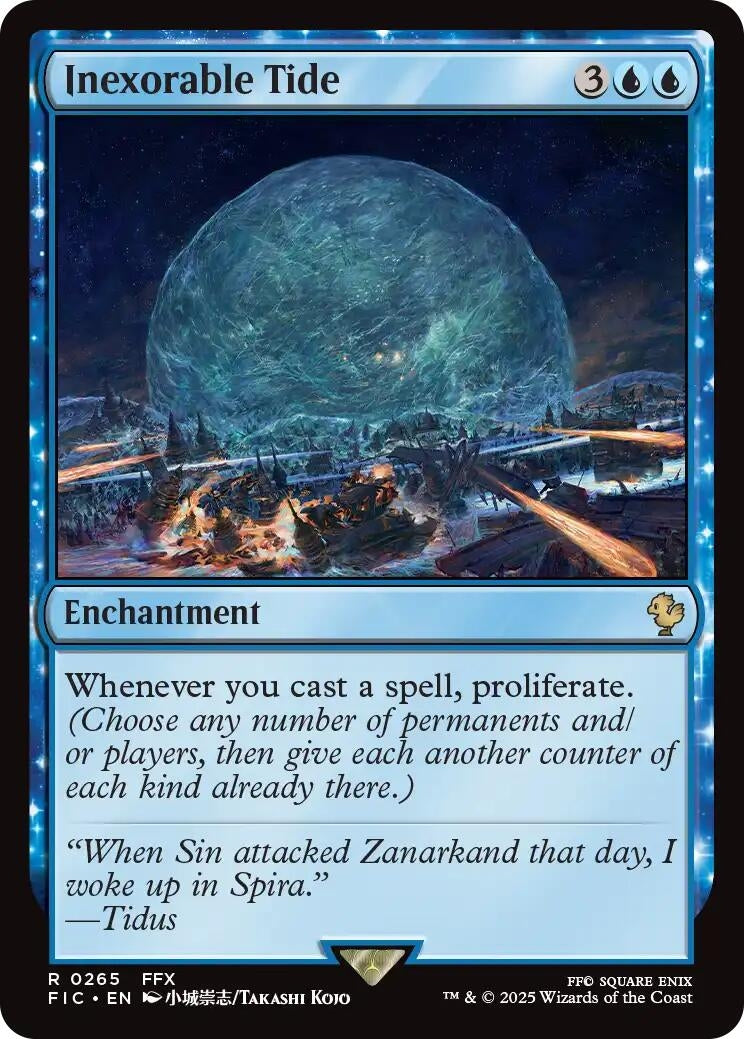Image for Inexorable Tide (Surge Foil) (265) (FIC) - Magic: The Gathering