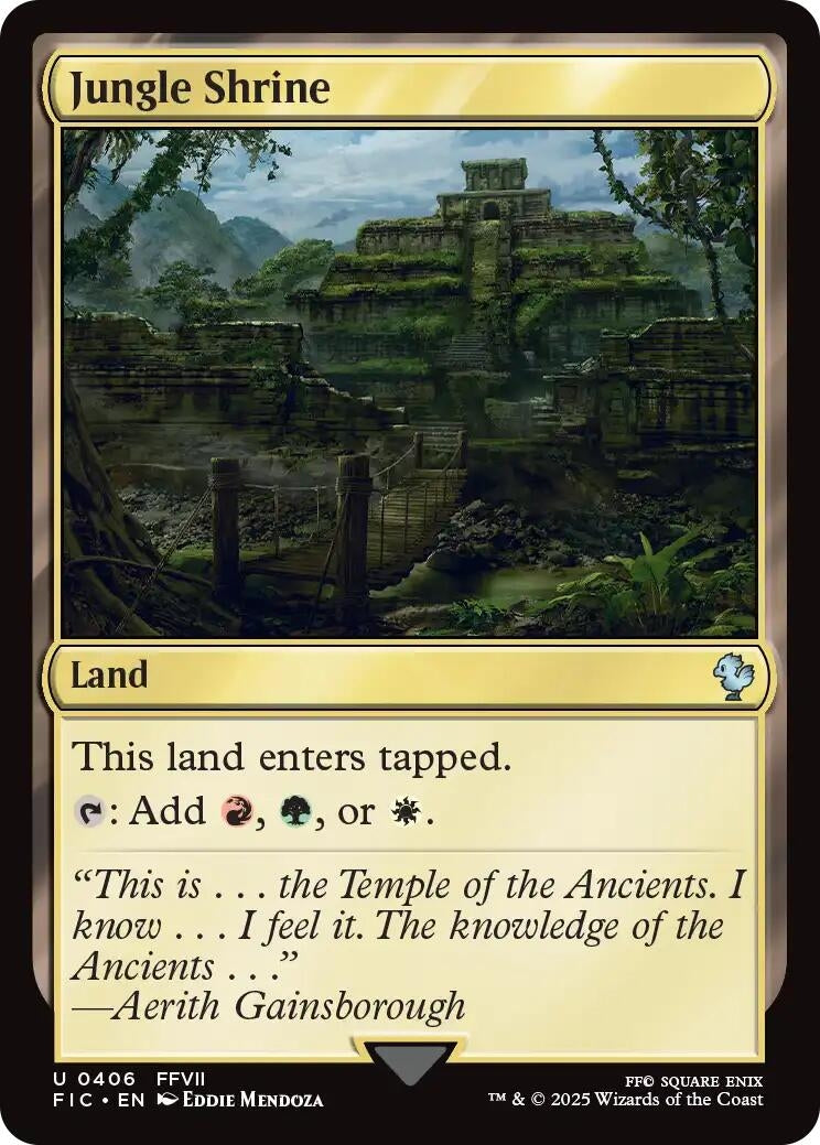 Image for Jungle Shrine (Surge Foil) (406) (FIC) - Magic: The Gathering
